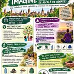 Cartel de actividades del aniversario de ! Millón de Árboles por el Cambio Climático